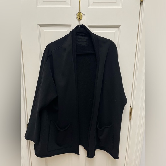 Frank & Eileen - Beach Cardigan in Black Sz Large - Picture 9 of 14